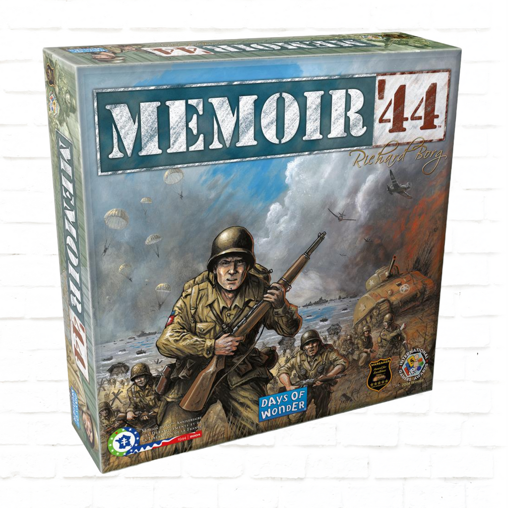 Days of Wonder Memoir '44 English Edition board game cover of strategy war game for 2-8 players ages 8 and up