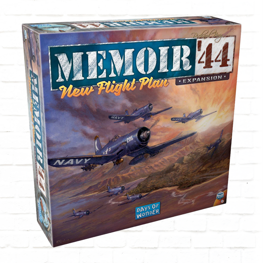 Days of Wonder Memoir '44 New Flight Plan Expansion English Edition board game cover of strategy war game for 2 players ages 8 and up