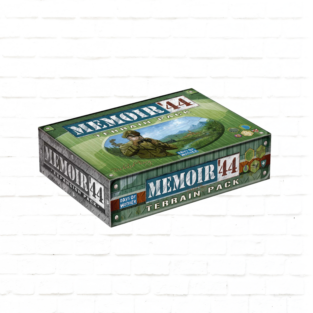 Days of Wonder Memoir '44 Terrain Pack Expansion English Edition board game cover of strategy war game for 2 players ages 8 and up