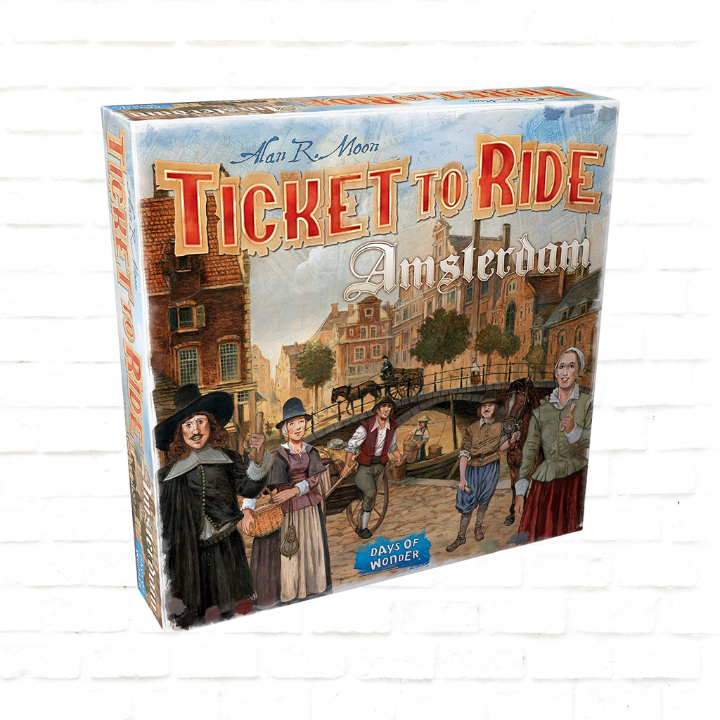 Days of Wonder Ticket to Ride English Edition board game cover of family game for 2 to 4 players ages 8 and up
