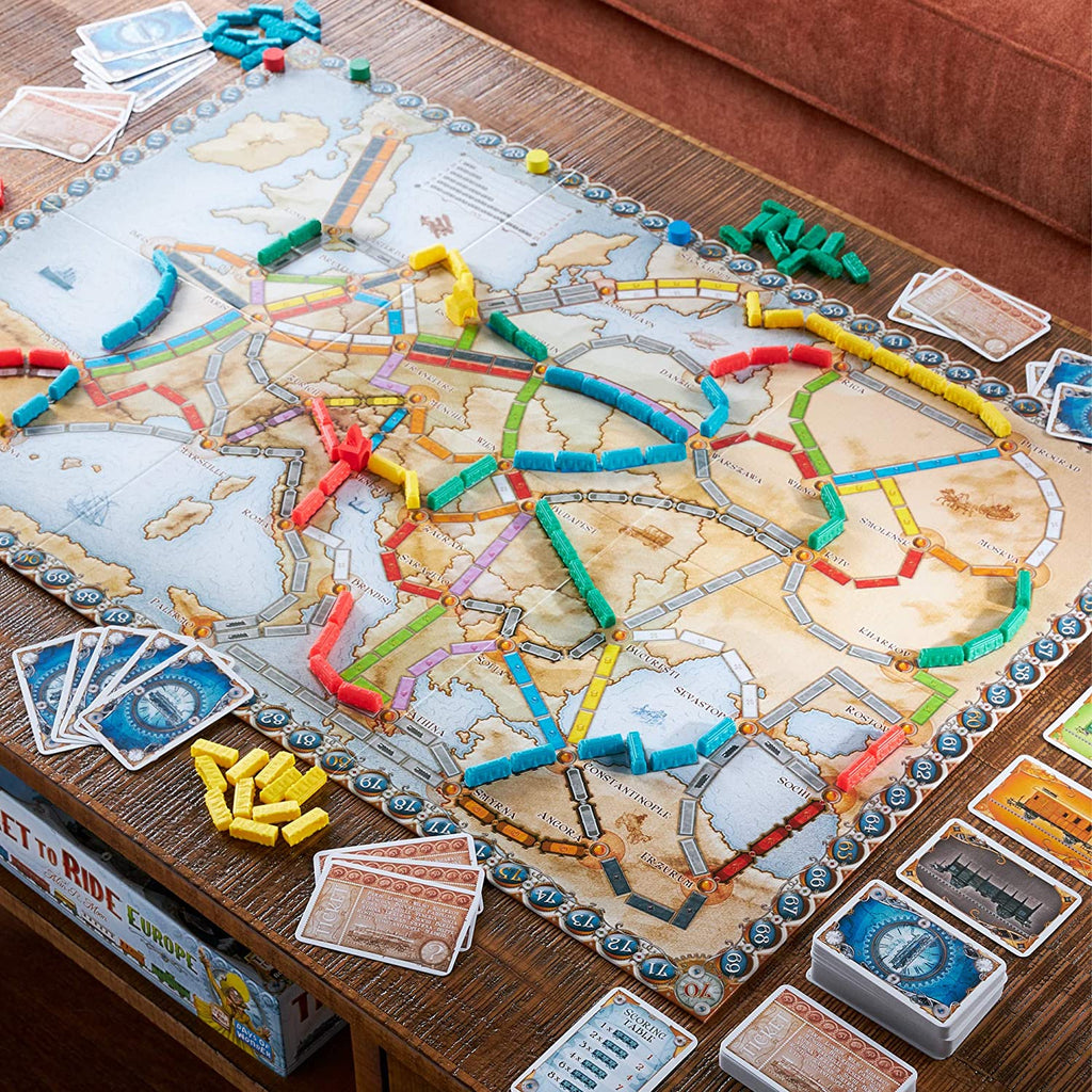 ticket to ride board game ready to play