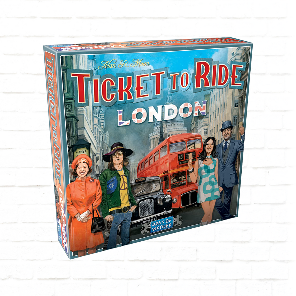 Days of Wonder Ticket to Ride London English Edition board game cover of family game for 2 to 4 players ages 8 and up