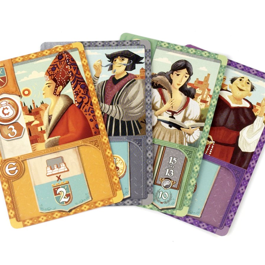 Eggertspiele Coimbra board game character cards