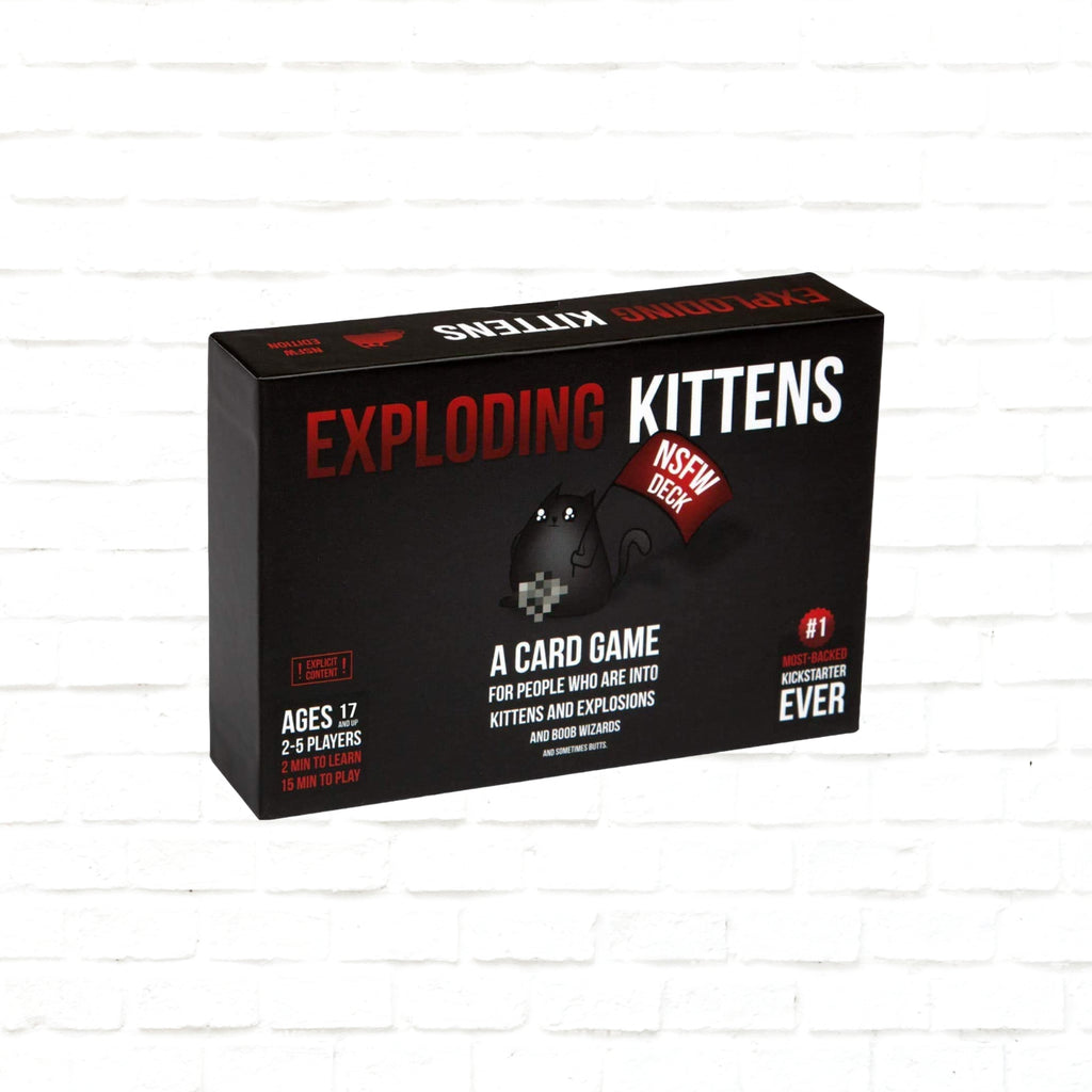 Exploding Kittens Exploding Kittens NSFW Edition card game 3d cover English edition