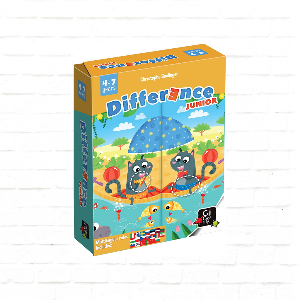 Gigamic Difference Junior card game 3d cover