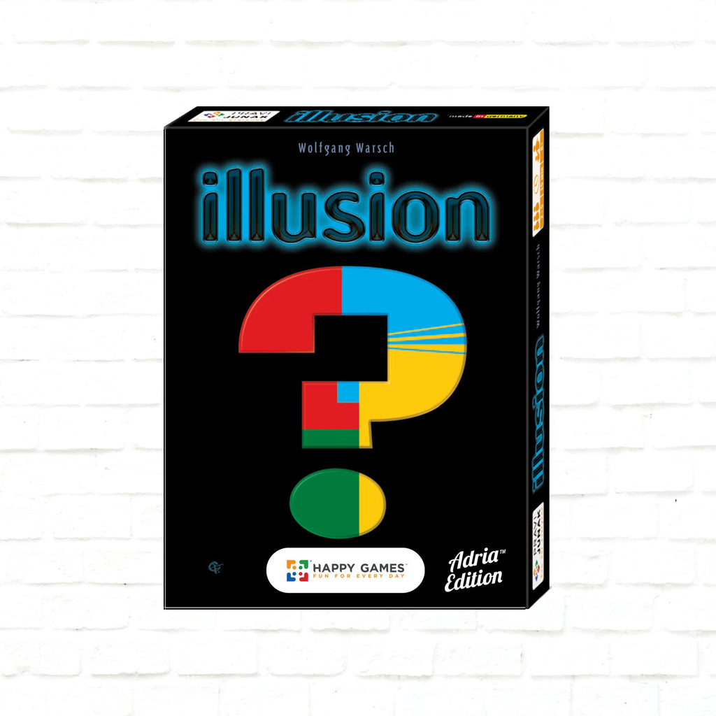 happy games illusion card game adria edition cover