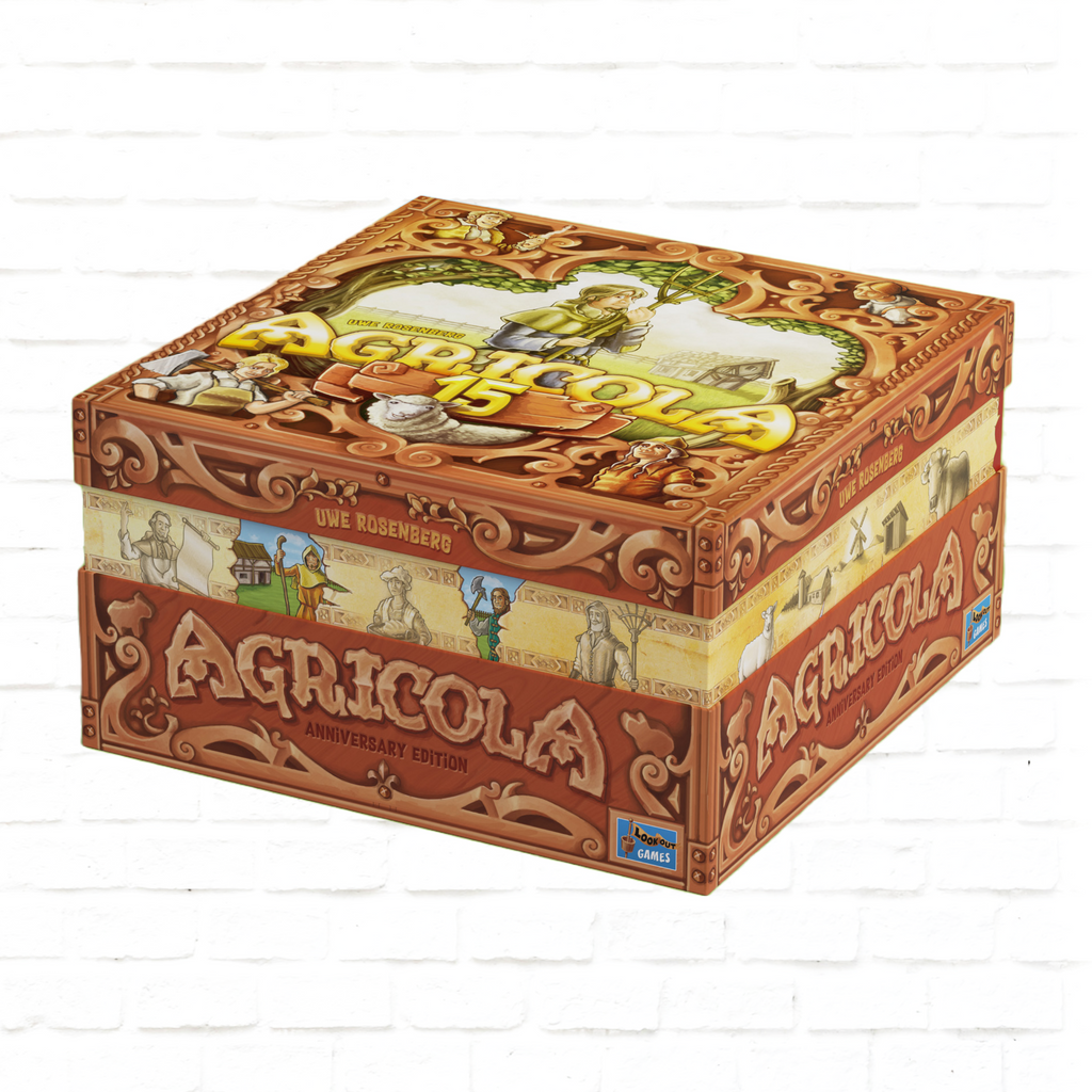 Lookout Games Agricola The 15th Anniversary Box board game cover of classic strategy game