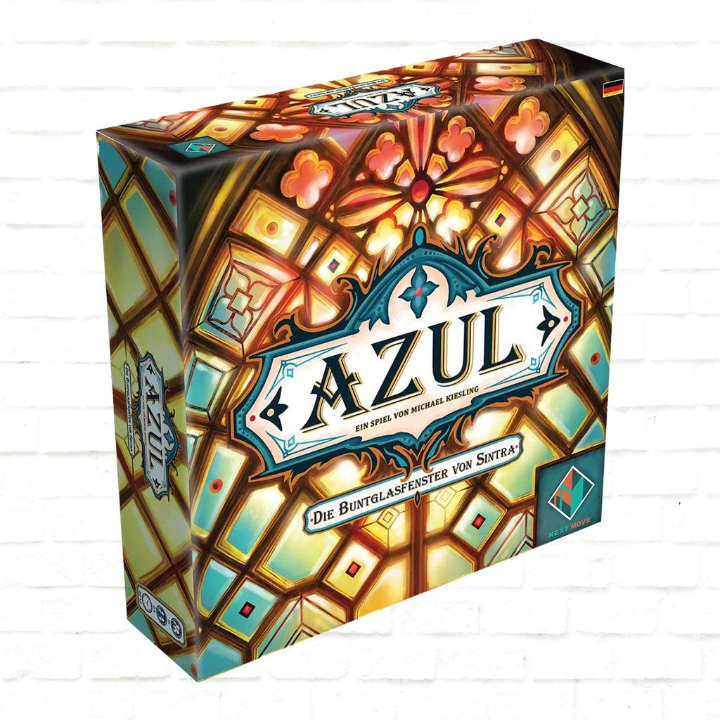 Next Move Games Azul Die Buntglasfenster von Sintra German Edition 3D-Cover des Brettspiels für 2 bis 4 Spieler ab 8 Jahren 30-45 Minuten Spielzeit