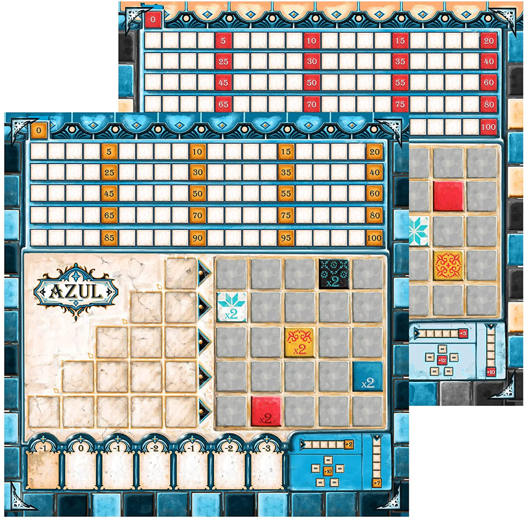 Next Move Games Azul Crystal Mosaic Expansion board game new player boards