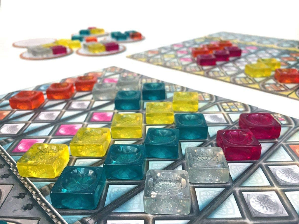 azul sintra crystals on player board close up