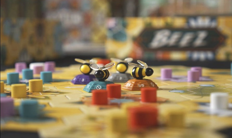 Next Move Games Beez board game bees in action gathering nectar
