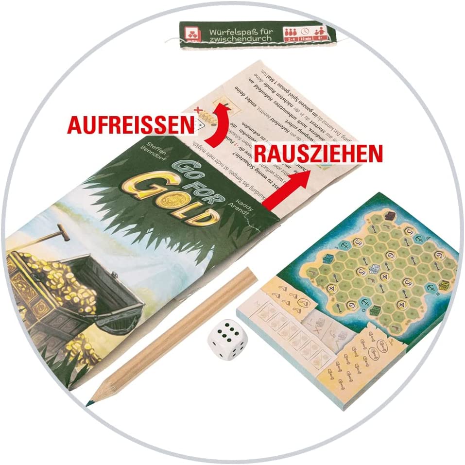 Nürnberger-Spielkarten-Verlag Go For Gold Würfelspiel Beschreibung