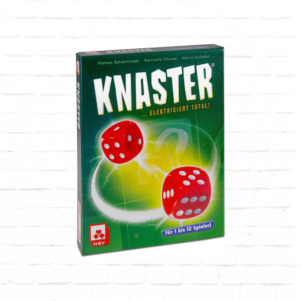 Nürnberger-Spielkarten Verlag Knaster Deutsche Ausgabe Würfelspiel 3d cover