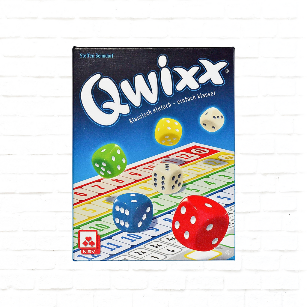 Nürnberger-Spielkarten-Verlag Qwixx Deutsche Ausgabe Würfelspiel Cover