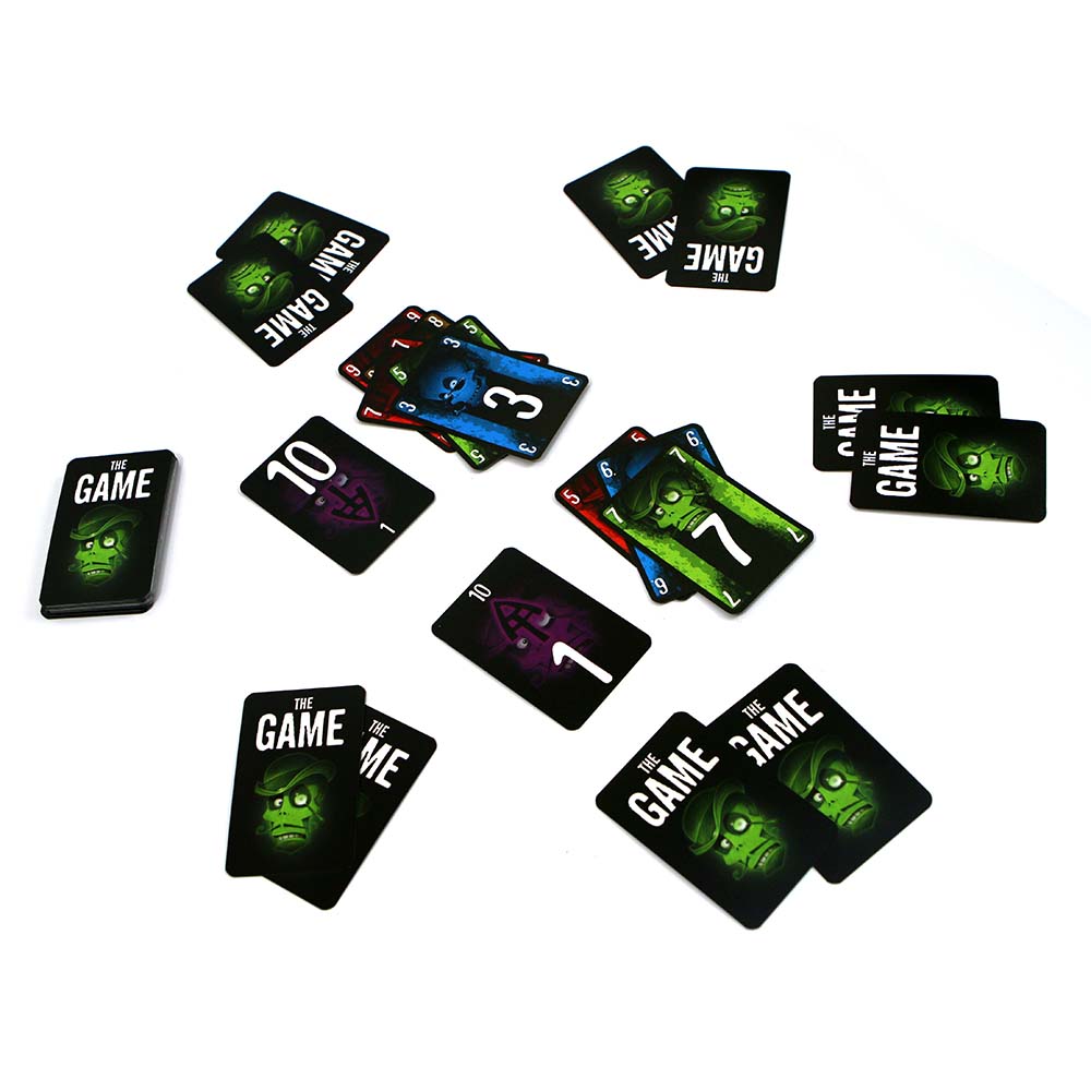 Nürnberger-Spielkarten-Verlag The Game Quick and Easy card game set up for gameplay
