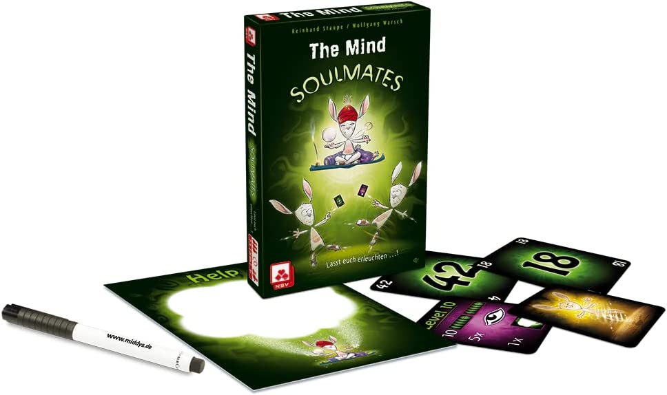 Nürnberger Spielkarten Verlag The Mind Soulmates card game markers cards and help presentation