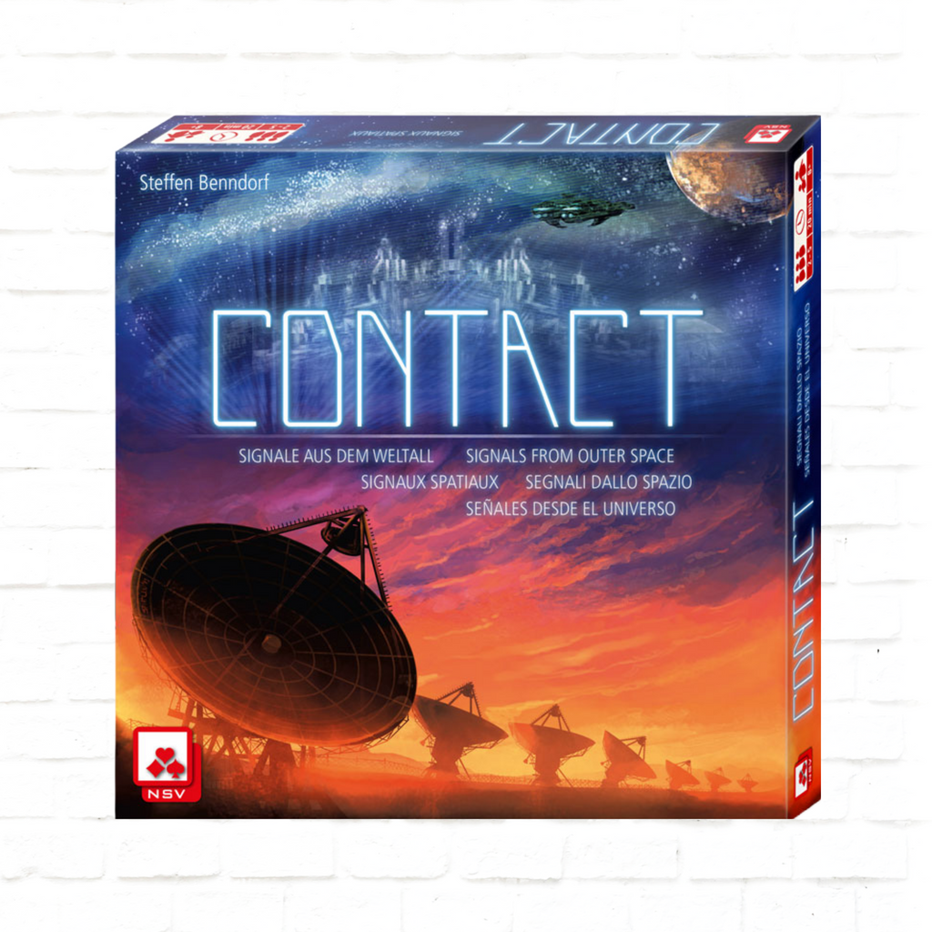 Nürnberger Spielkarten Verlag  Contact International Edition card game cover of cooperative game for 2 to 5 players ages 8 and up