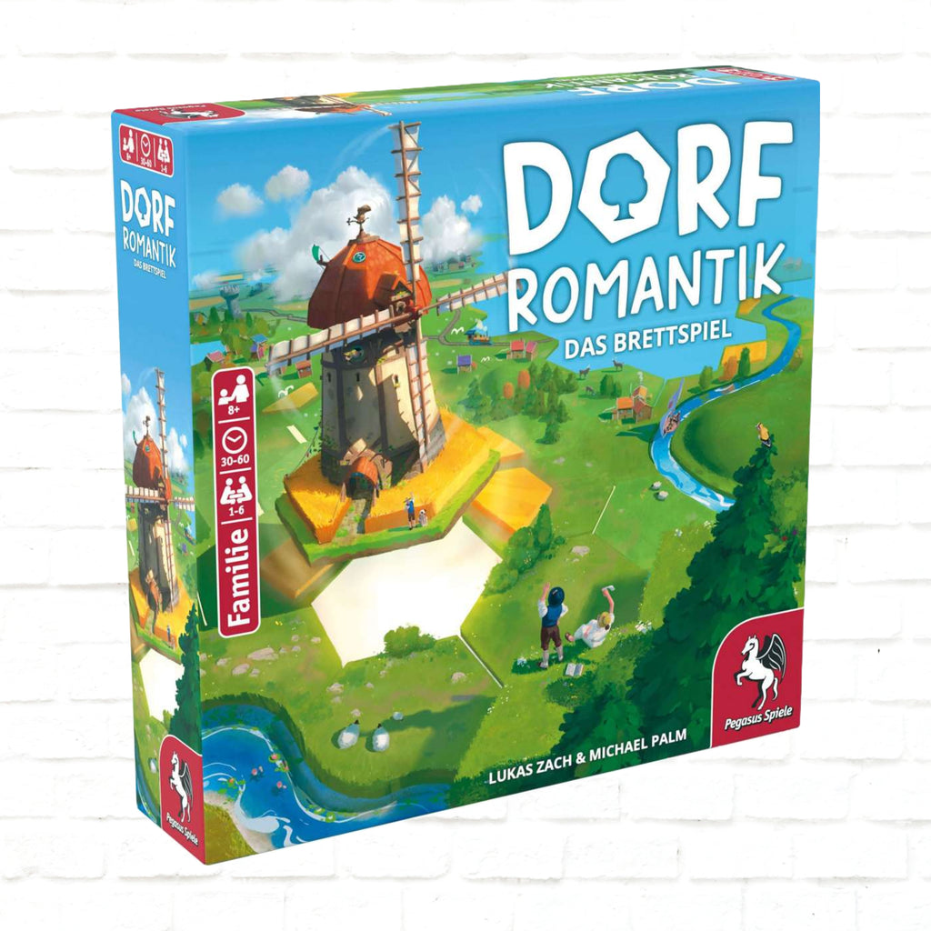 Pegasus Spiele Dorfromantik Das Brettspiel brettspiel 3d cover Deutsche Ausgabe