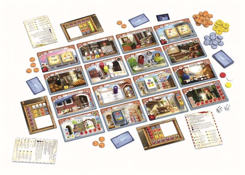 Pegasus Spiele Istanbul board game contents