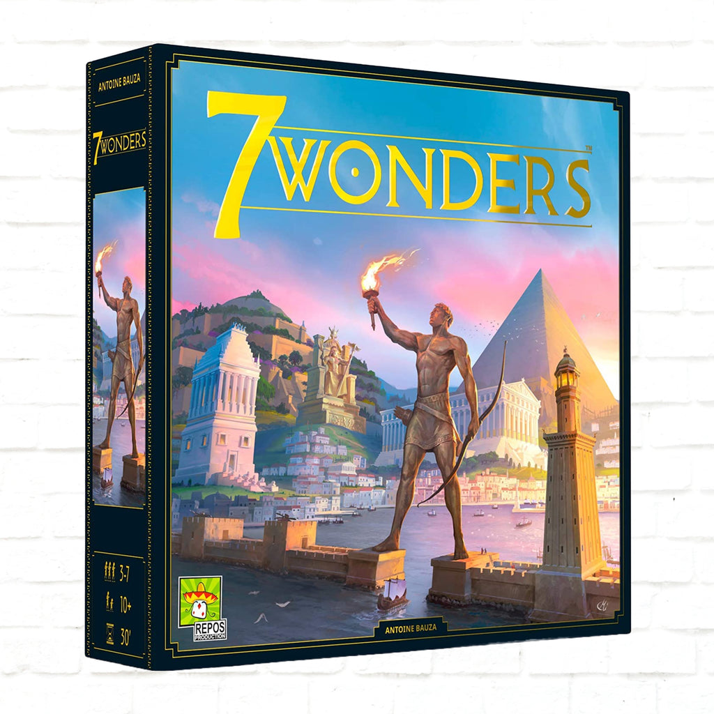 7 wonders board game 3d cover colossus pyramids