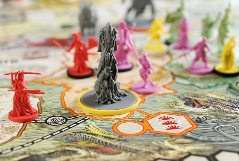 Cool Mini or Not Rising Sun board game in action