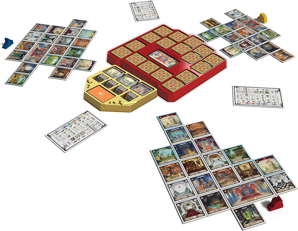Stonemaier Games Between Two Castles of Mad King Ludwig board game ready and set to play