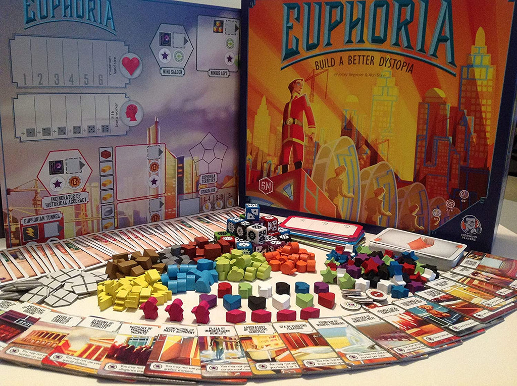 Stonemaier Games Euphoria board game contents presentation