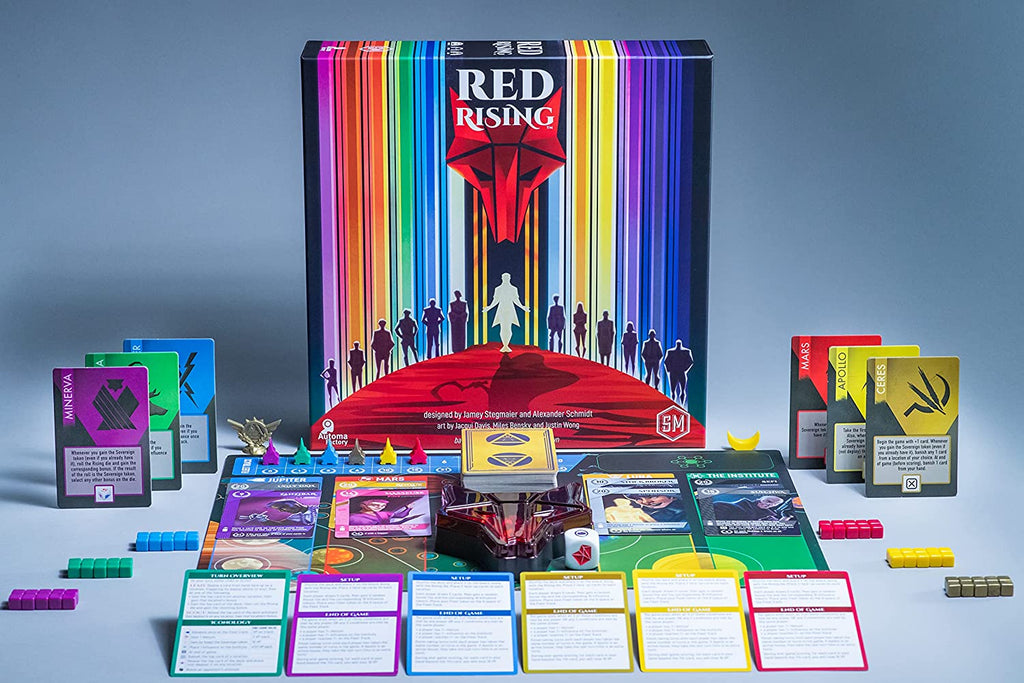 Stonemaier Games Red Rising board game contents presentation