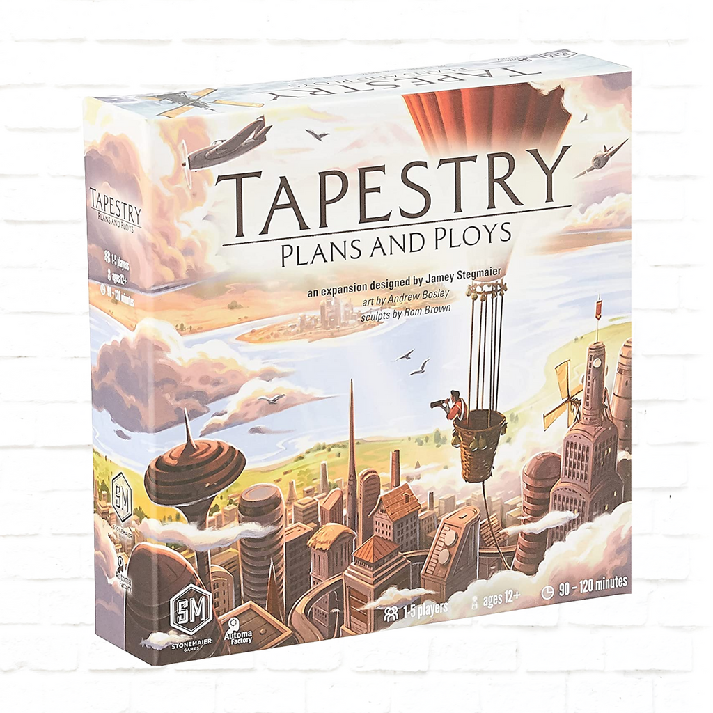 Stonemaier Games Tapestry Plans and Ploys board game Expansion English Edition 3d cover
