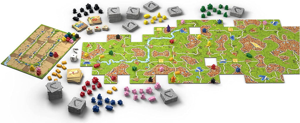 Z-Man Games Carcassonne Big Box New Edition board game with all contents of base game plus 11 expansions