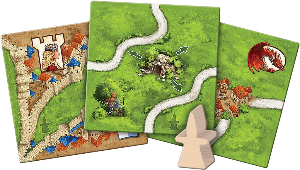 Z-Man Games Carcassonne #3 The Princess and the Dragon expansion tiles