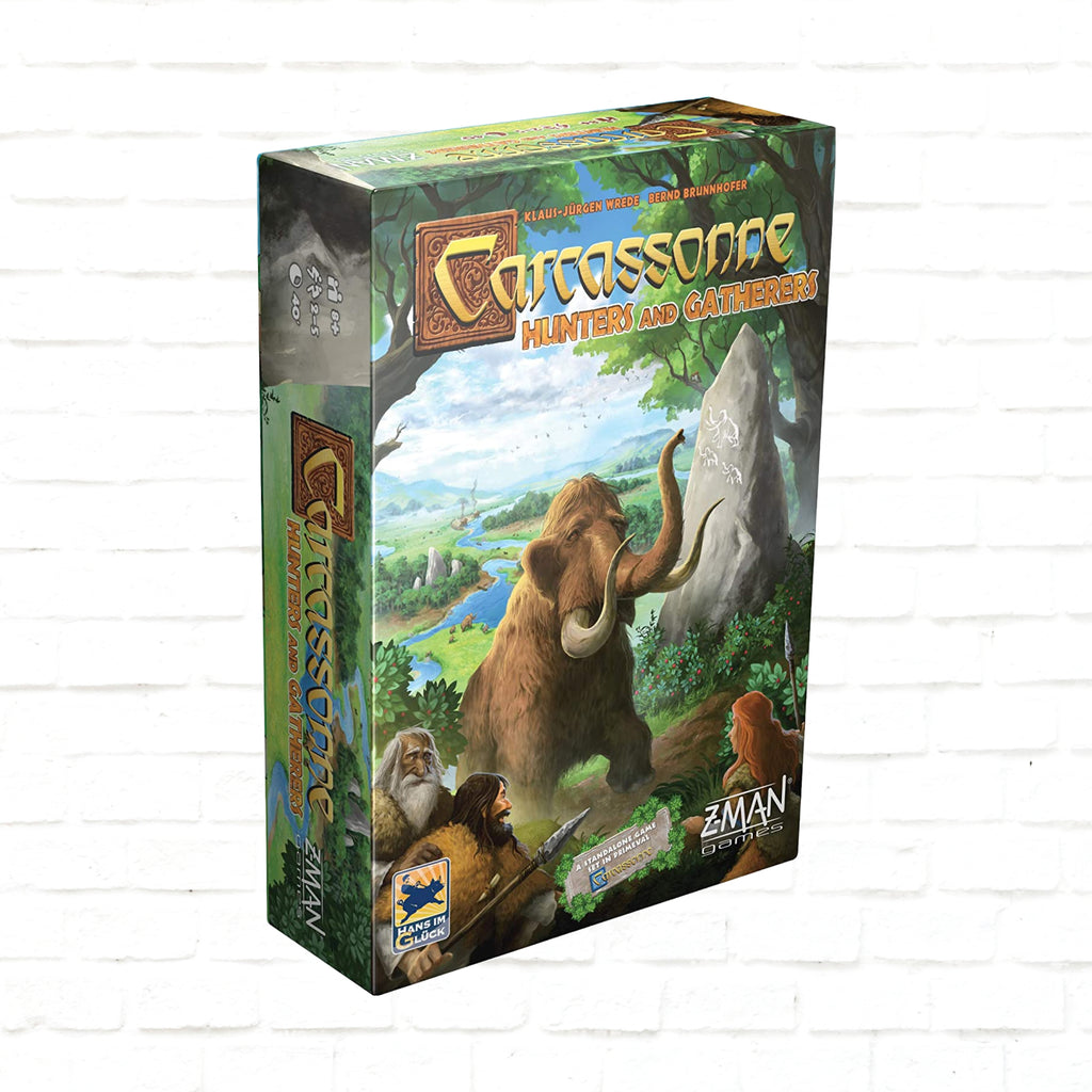 Z-Man Games Carcassonne Hunters and Gatherers English edition of board game for 2 to 5 players ages 8 and up playing time 40 minutes
