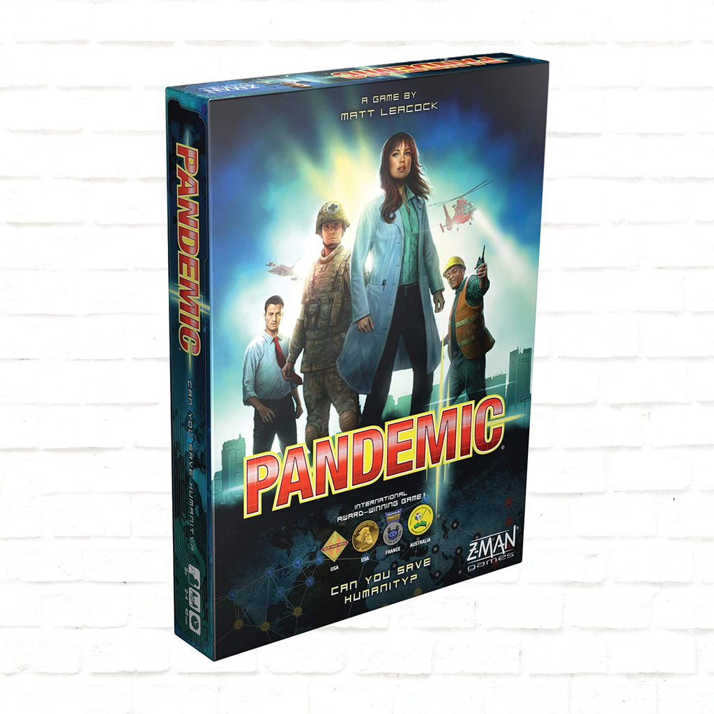 Z-Man Games Pandemic English edition of board game for 2 to 4 players ages 8 and up playing time 45 minutes
