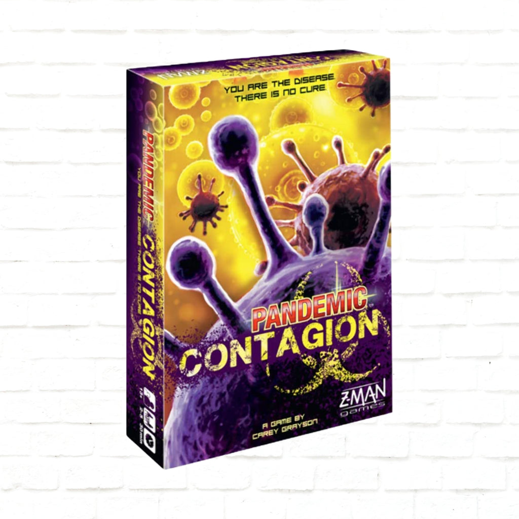 Z-Man Games Pandemic Contagion English edition of board game for 2 to 5 players ages 13 and up playing time 30 minutes