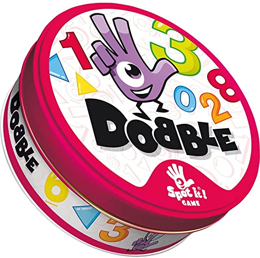 Zygomatic Dobble 1, 2, 3 card game tin box 