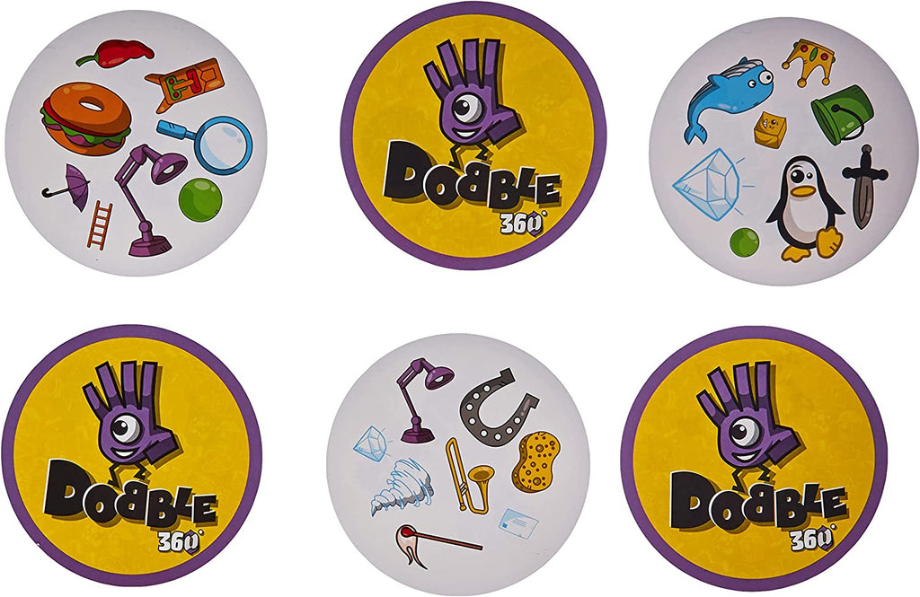 Zygomatic Dobble 360 card game symbols in the game