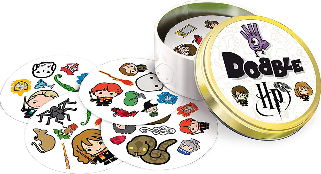 dobble harry potter cards and tin box