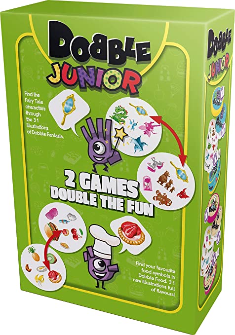 Zygomatic Dobble Junior card game box back description