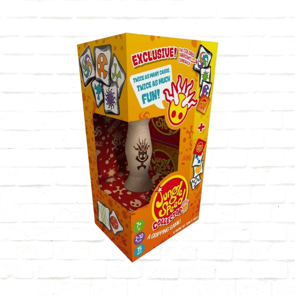 Asmodee Jungle Speed Collector Eco Pack English edition 3d cover of card game for 2 to 10 players ages 7 and up 15 minutes playing time