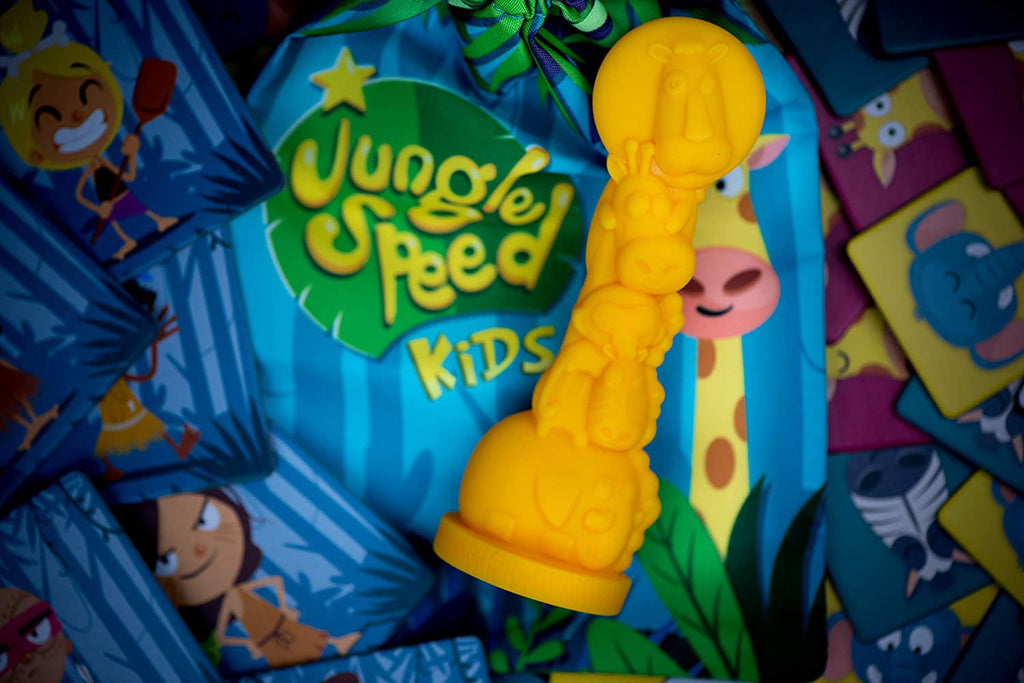 Totem close up of Zygomatic Jungle Speed Kids card game